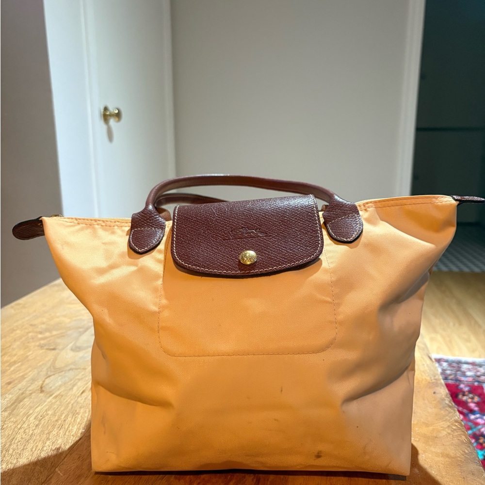 Yellow Longchamp Tote